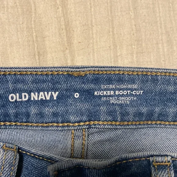 Extra High Waisted Kicker Boot Cut Jean - Picture 5 of 6